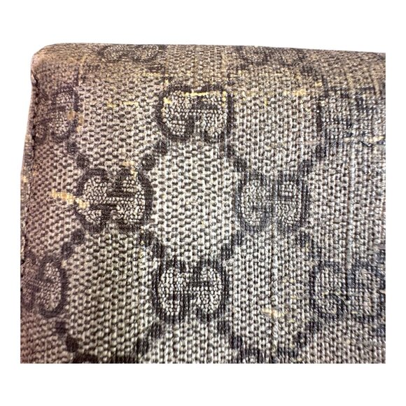 Gucci Authentic GG Canvas Green Heart Patch Wallet Monogram Limited Edition READ - Picture 11 of 13